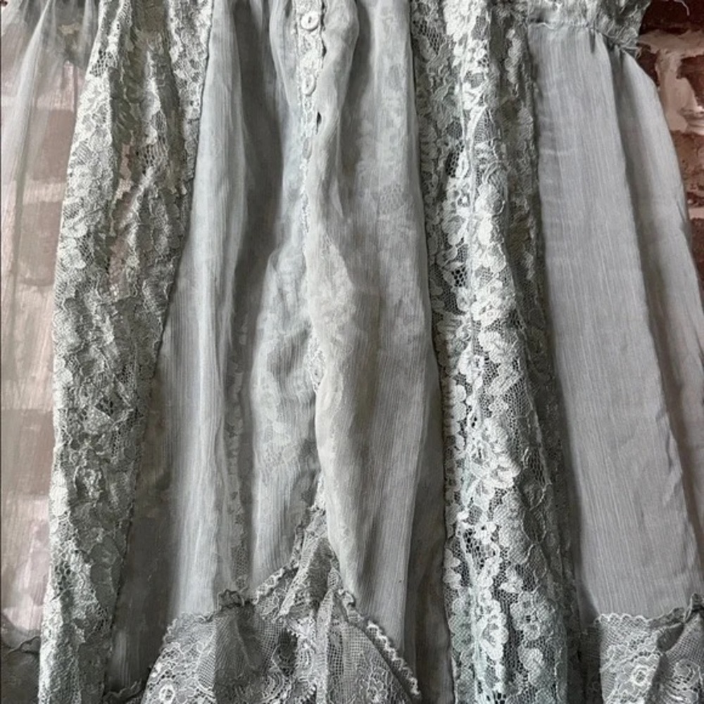Sage Prairie Ruffle Dress - Picture 2 of 4